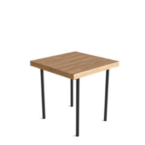 kleiner Klapptisch mit Holztischplatte